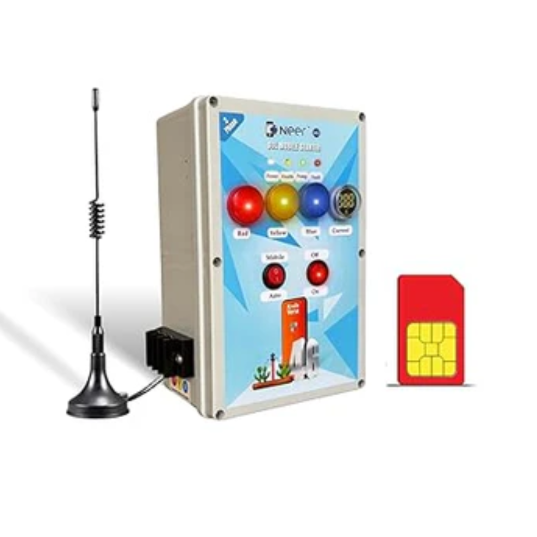 NEER 4G Mobile DOL Starter For Pumps, For 3 Phase 1-7HP motor pumps