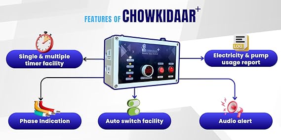 Chowkidaar+ Remote Auto-Switch, No SIM No Recharge Required