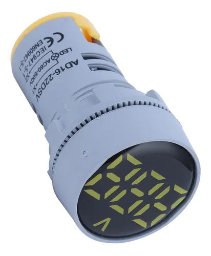 Voltage Meter Indicators AC 10-500V(Yellow)