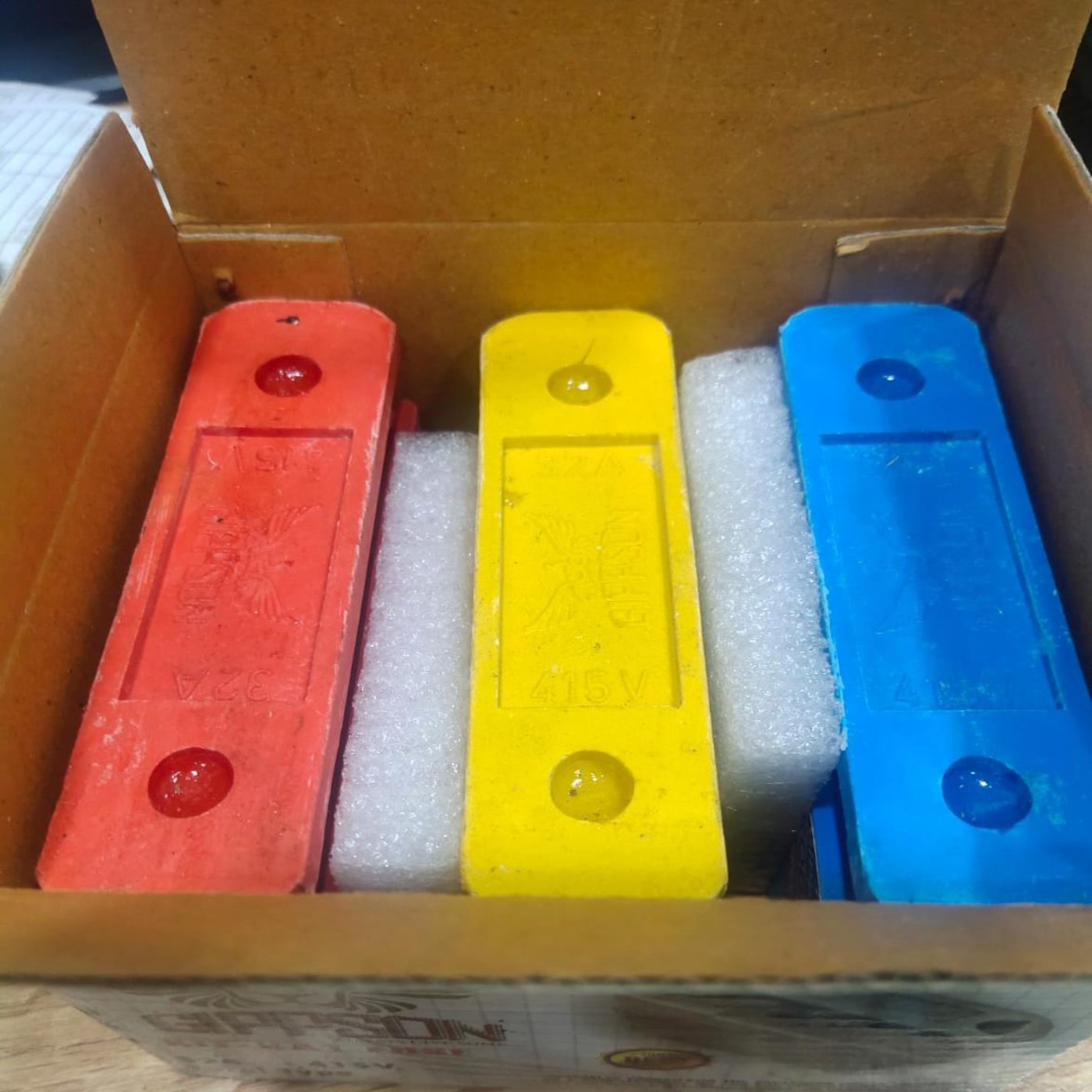 Gippson Kitkat Fuse 32 Ampere, Pure Copper (Pack of 3)