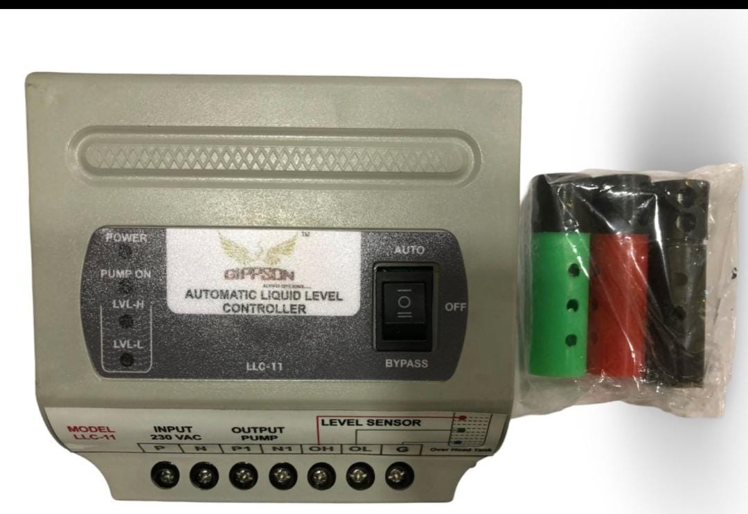 Gippson Automatic Water Level Controller for Water Pump | Single Phase 220V | Single Tank & Double Tank | Sensor Kit Included