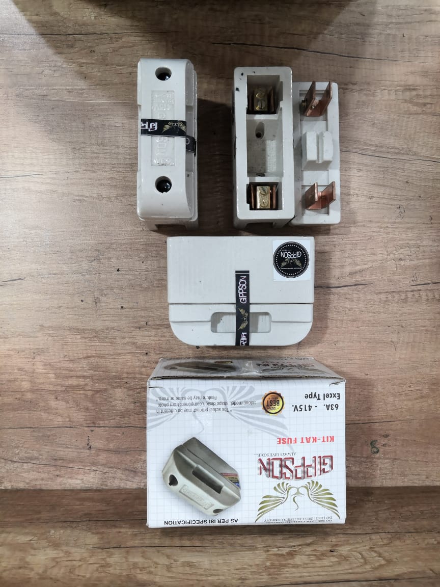 Gippson Kitkat Fuse 63 Ampere, Pure Copper (Pack of 3)