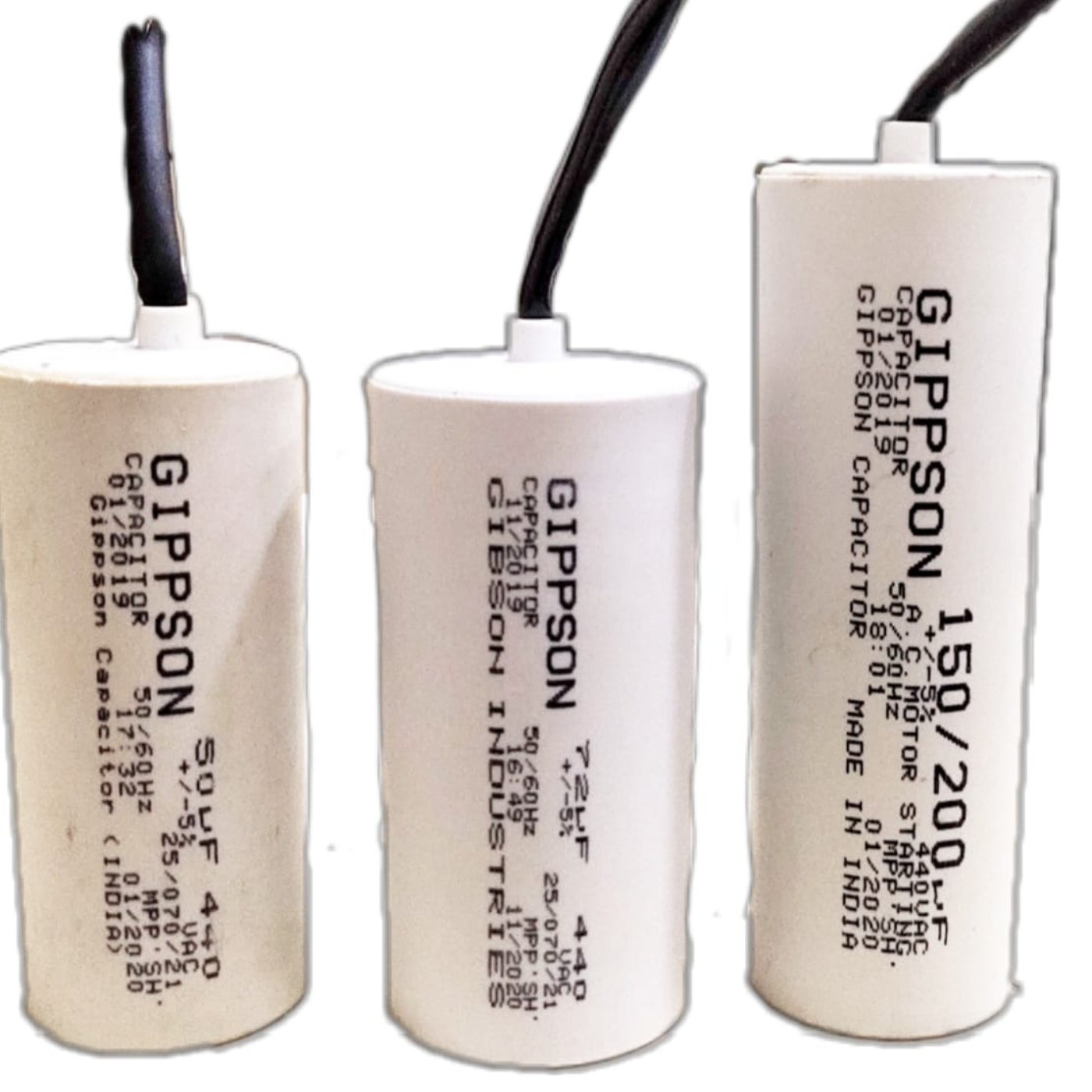 Gippson Two-Phase Running Condensers / Capacitors