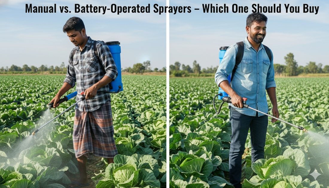 Manual vs. Battery-Operated Sprayers – Which One Should You Buy