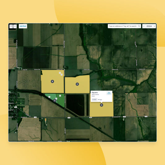 Farmers planning with rain gauge and satellite imagery