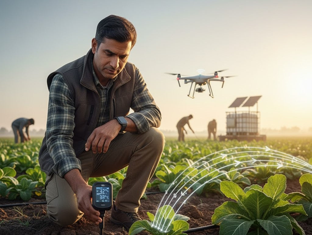 USING PARTH AI AND KRISHIVERSE TOGETHER FOR SOIL MOISTURE MANAGEMENT ...