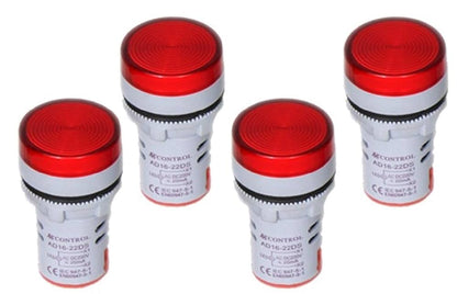 LED Indicators 220V RYB Led Panel Indicator Light (RED)