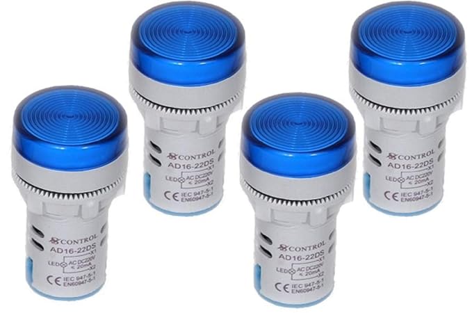 LED Indicators 220V RYB Led Panel Indicator Light (BLUE)