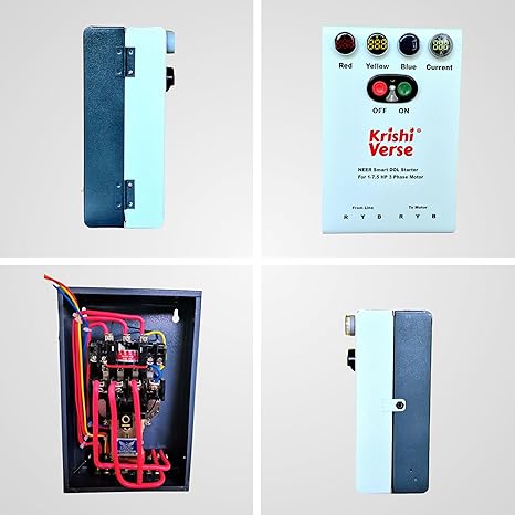 NEER 3-Phase DOL Smart Starter Plus (1–7.5 HP) | Metal Body