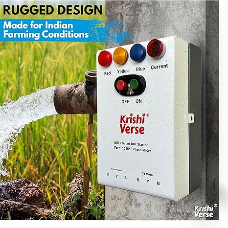 NEER 3-Phase DOL Smart Starter | Metal Body