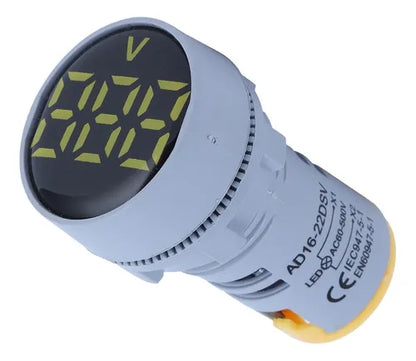 Voltage Meter Indicators AC 10-500V(Yellow)