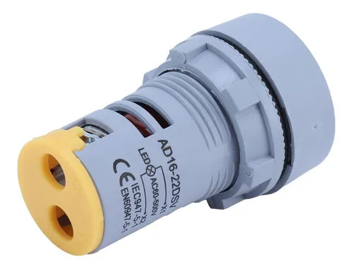 Voltage Meter Indicators AC 10-500V(Yellow)