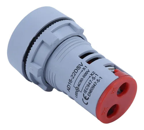 Voltage Meter Indicators AC 10-500V (Red)