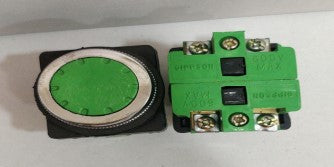 PUSH BUTTON 28mm green DF/GF