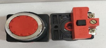 PUSH BUTTON 28mm red DF/GF