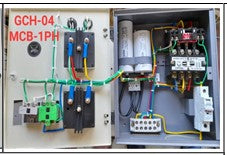 GCH 4 पोल कॉन्टैक्टर + रिले + MCB के साथ सिंगल फेज एनालॉग पैनल (GCH -04)