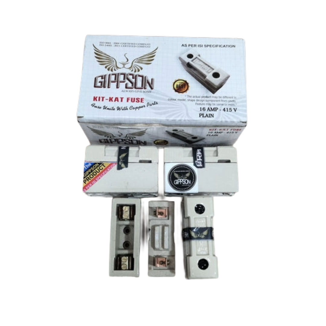 Gippson Kitkat Fuse 16 Ampere, Pure Copper (Pack of 6)