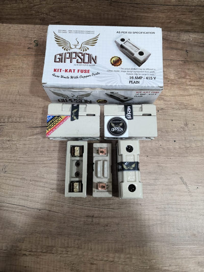 Gippson Kitkat Fuse 16 Ampere, Pure Copper (Pack of 6)