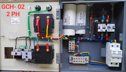 Gippson GCH-02-2PH Two Phase Analogue Pump Control Panel with 2 Pole Contactor & 2 Pole MCB