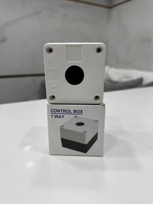 Gippson PVC ABS Empty Box For 22mm Round Meters & Indicators | 1 Way, 2 Way, 3 Way & 4 Way Push Button Enclosure | Electrical Control Station Box