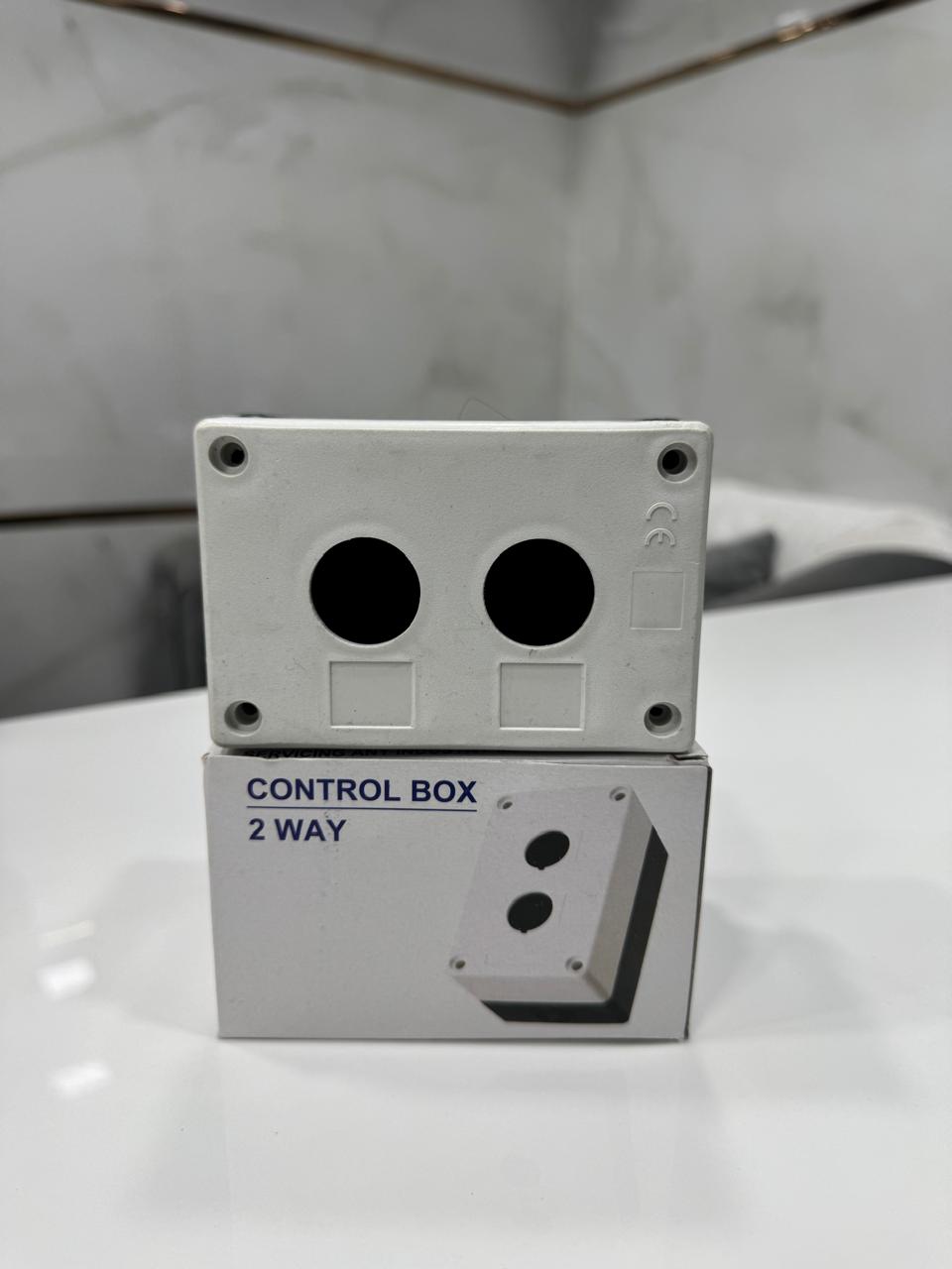 Gippson PVC ABS Empty Box For 22mm Round Meters & Indicators | 1 Way, 2 Way, 3 Way & 4 Way Push Button Enclosure | Electrical Control Station Box