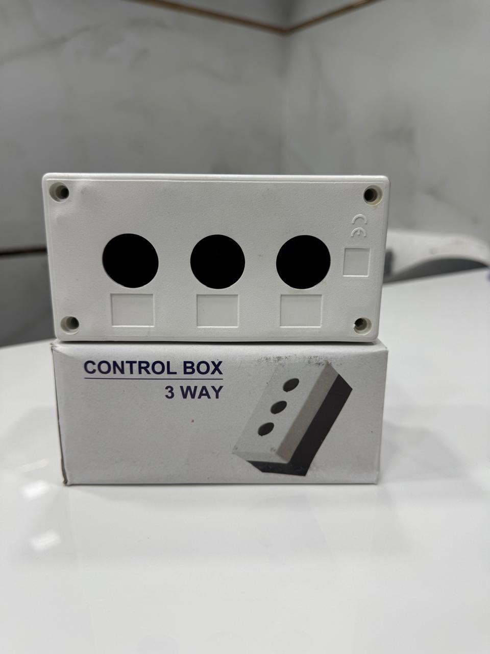 Gippson PVC ABS Empty Box For 22mm Round Meters & Indicators | 1 Way, 2 Way, 3 Way & 4 Way Push Button Enclosure | Electrical Control Station Box