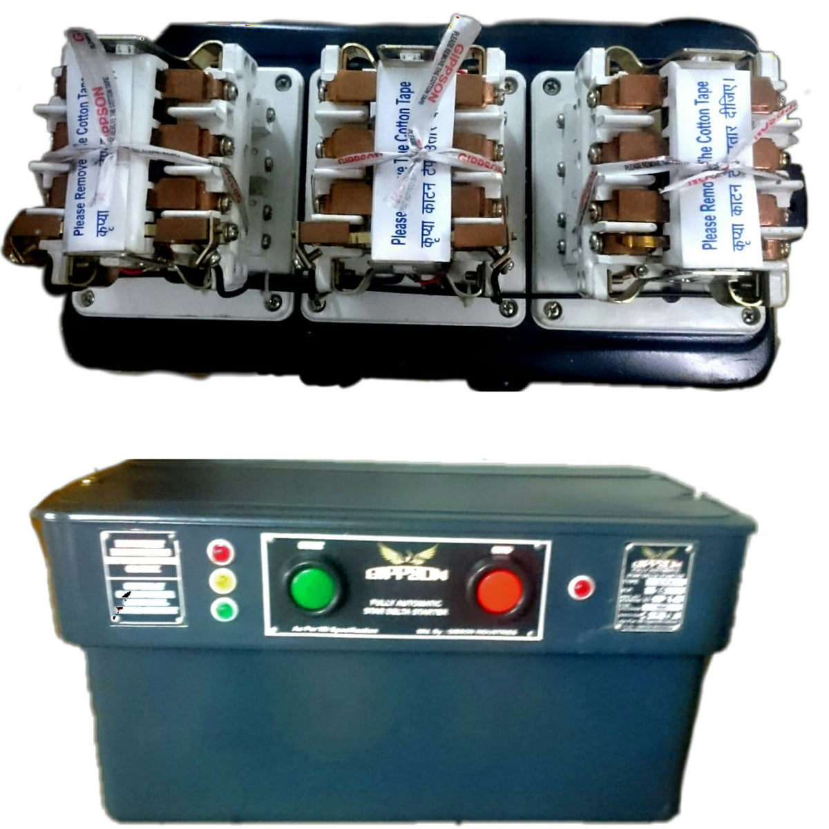Gippson Fully Automatic 2 Button Oil Immersed Star Delta Starter for 3 Phase Motor | 7.5HP to 40HP | GFA Models