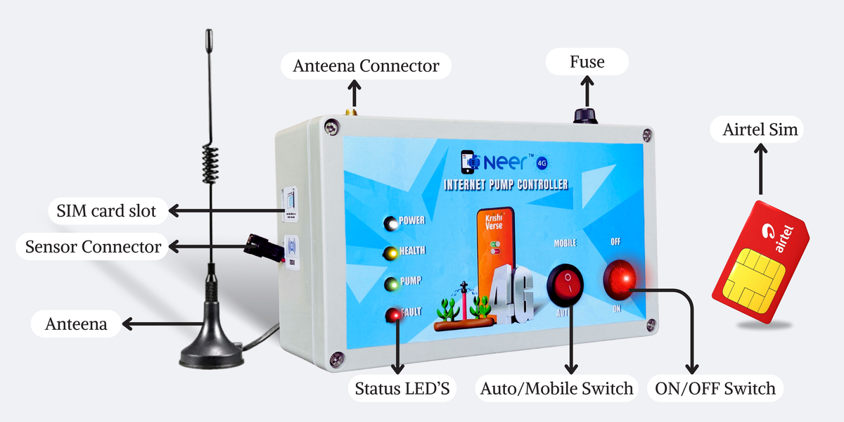 NEER 4G pump controller, 3-button, image 2
